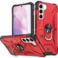 Case for Samsung Galaxy S21 Plus Case Galaxy S21+ Case Military Grade Drop Case with Kickstand Ring Magnetic Holder Shockproof Protective for Galaxy S21 Plus Phone Case (Red)