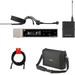 Sennheiser EW-D ME3 SET Digital Wireless Cardioid Headset Microphone System (Q1-6: 470 to 526 MHz) Bundle with Auray WSB-1S Carrying Bag and XLR-XLR Cable