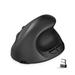 Anself X10 2.4G Wireless Vertical Mouse Ergonomic Mice 3-gear Adjustable DPI Built-in 600mAh Rechargeable Lithium Battery Black