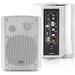 Open Box PYLE 5.25 Pro-Active Wall-Mountable Speakers 300W-600W PDWR59BTW - White