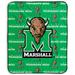 Pegasus Marshall Thundering Herd 50" x 60" Repeat Wordmark Fleece Blanket