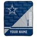 Pegasus Dallas Cowboys 50" x 60" Split Wordmark Personalized Fleece Blanket