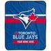 Pegasus Toronto Blue Jays 50" x 60" Stripes Personalized Fleece Blanket