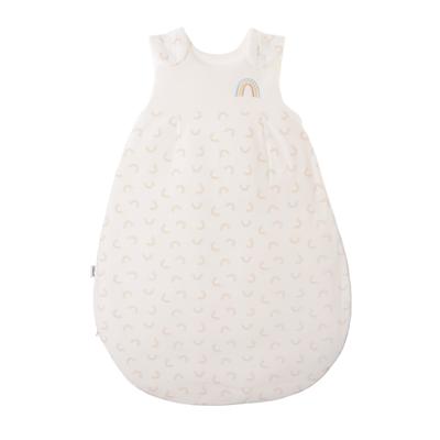 Babyschlafsack LILIPUT "Regenbogen", Baby, Gr. 75, weiß, 100% Baumwolle, Schlafsäcke, mit umlaufendem Reißverschluss Image