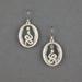 Lucky Brand Snake Inlay Glass Earring - Women's Ladies Accessories Jewelry Earrings in Silver