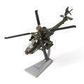 NUOTIE 1/72 Apache AH-64A Armed Helicopter Die-casting Aircraft Model Armed Helicopter Simulation Airplane Model Alloy Military Finished Product Decoration.