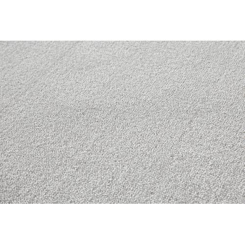 „Teppichboden ANDIAMO „“Schlinge Florenz““ Teppiche Gr. B/L: 400 cm x 450 cm, 0,8 mm, 1 St., grau Teppichboden Uni-Farben, Breite 400 cm, strapazierfähig & robust“