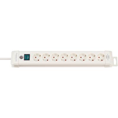 Steckdosenleiste BRENNENSTUHL "Premium-Line", weiß, B:9cm H:50cm T:6,7cm, Steckdosenleisten, mit Schalter Image