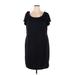 Fashion Bug Casual Dress: Black Dresses - Women's Size 2X