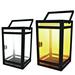 Techko Solar Led Portable Lantern - Amber Or White Light | 7.87 H x 5.24 W x 5.2 D in | Wayfair STL-204-1