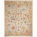 White 60 x 36 x 0.5 in Area Rug - Capel Rugs Rectangle Elan Oriental Hand-Knotted Area Rug in Blue/Yellow/Beige | 60 H x 36 W x 0.5 D in | Wayfair