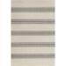 White 108 x 72 x 0.25 in Area Rug - Lauren Liess x Rugs USA Bergamot Striped Cotton Area Rug Cotton | 108 H x 72 W x 0.25 D in | Wayfair