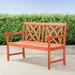 Red Barrel Studio® Garden Outdoor Bench Plastic | 34 H x 48 W x 24 D in | Wayfair 90B7CC2324654134B3941FC52E06370C
