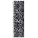 Black/White 2' x 44' Area Rug - Everly Quinn Ellerslie Animal Print Machine Woven Nylon Area Rug in Black Nylon | Wayfair