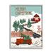 The Holiday Aisle® Rural Christmas Scenery Framed Giclee Art Design By Hannah Byatt Wood in Brown | 20 H x 16 W x 1.5 D in | Wayfair