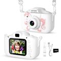 Kinder Kamera, 2.0”Display Digitalkamera Kinder,Geschenke für 3 4 5 6 8 7 9 10 11 Jahre Jungen und mädchen, 1080P HD Anti-Drop Fotoapparat Kinder für Geburtstagsgeschenk Weihnachten Spielzeug