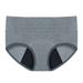 Ploknplq Lingerie for Women Period Underwear Period Underwear for Women High Waist Leakproof Underwear Panties Leak Proof Panties Seamless Underwear for Women Panties for Women Gray M