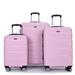 3 Piece Luggage Sets Durable Expandable Suitcase with Two Hooks, Double Spinner Wheels, TSA Lock, 21", 25", 29"