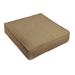 Humble and Haute Sunbrella Textured Brown Indoor/ Outdoor Deep Seating Cushion by 23.5 in w x 23 in d