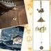 lystmrge Memorial Wind Chimes for Loss of Loved One Hummingbird Lights Wind Chimes Bulk Antique Metal Dragon Bronze Wind Chime Pendant Home Decoration