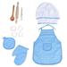 Kayannuo Christmas Clearance Kids Toys 11pcs Kids Cooking And Set Baking Kitchen Costume Role Play Kits Hat