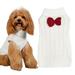 CSCHome Dog Puppy Sweater Cat Outfit Soft Warm Turtleneck Sweater Knitwear with Bow Tie for Daily Christmas Home Dress