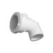 Waterway 210-5980 Body Assembly Jet Waterway Poly Jet Ell Body 1-1/2 S Water x 1/2 S (1 Spg) Air 2-5/8 Hole Size w/ Wall Fitting White