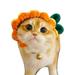 Pontos Cute Cartoon Handmade Dog Cat Hat Animal Party Costume Cap Pet Decor Accessory