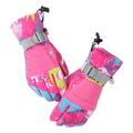 Ski Snowboard Gloves Waterproof Winter Warm Gloves Cold Weather Touchscreen Snow Gloves for Mens Womens Kids Skiing Snowboarding - XS