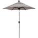 Umbrella Outdoor Umbrella Market Table Umbrella With Push Button Tilt & Crank & Umbrella Cover For Garden Lawn Deck Backyard & Pool (Beige)