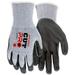 MCR Safety 92753PU Cut Pro 13 Gauge Hypermax Shell Cut Abrasion and Puncture Resistant Work Gloves Polyurethane (PU) Coated Palm and Fingertips
