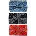 3pcs Boho Headbands Fashion Printing Bandeau Travel Stretchy Cotton Headband Sport Yoga Hair Accessories - style2;