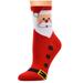 Dorkasm Yoga Socks for Women Fleece Christmas Women s Dress Socks Cute Casual Cut Socks Women Ankle Socks Santa Claus Womens Socks Claw Socks Unisex Crazy Socks Fall Red