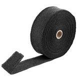 1 Tape Exhaust Wrap Pipe 5M Roll Header Black Wrap Fiberglass Tape Heat Tools & Home Improvement