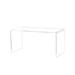 Tinksky 24cm U Shaped Acrylic Storage Rack Clear Shelf Display Stand Desktop Organizer Holder for Toy Model Bag Shoes - Size M