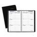 DayMinder Block Format Weekly Appointment Book Tabbed Telephone/Add Section 8.5 x 5.5 Black 12-Month (Jan to Dec): 2024 | Bundle of 5 Each