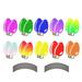 EUBUY Christmas Reflective Car Magnets Stickers Set Car Refrigerator Decorations 20 Reflective Bulb Light Shaped Magnets 10 Magnetic Wires Decals Ornaments Kit Xmas Holiday Cute Decor