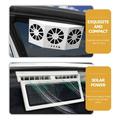 Solar car ventilation fan Car Solar Exhaust Fan Car Fan Solar Cooling Vent Exhaust Fan Air Vent Radiator