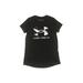 Under Armour Active T-Shirt: Black Sporting & Activewear - Kids Boy's Size Medium