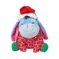 Disney Store Official Eeyore Festive Weighted Medium Soft Toy with Santa Hat, The Many Adventures of Winnie the Pooh, 38cm/15”, Kids Christmas Stuffed Animal Collectable Plush Donkey Doll