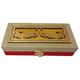 Golden Red Decorative Box, Shagun Box, Cash Box, Jewellery Box, Money Box, Gaddi Box (1Pc.) by Indian Collectible