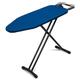 Duwee Ironing Board Medium With Heat Resistant Cover,Folding Adjustable Height Compact Ironing Board,Thick Felt Pad,Strong legs,Blue,31x91cm