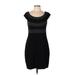 Coldwater Creek Casual Dress: Black Dresses - Women's Size 10 Petite