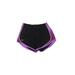 Nike Athletic Shorts: Purple Color Block Activewear - Women's Size Medium