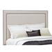 Braxton Culler Emory Headboard w/ Nailhead Trim Upholstered/Polyester in Gray/White | Queen | Wayfair 808-021HSN/0252-54