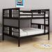 Harriet Bee Henrique Full over Full Bunk Bed w/ Ladder for Bedroom | 62.9 H x 56.5 W x 79.6 D in | Wayfair 5F6839E200284947BF51C95A1B75A93B