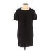 Theory Casual Dress - Mini: Black Print Dresses - Women's Size P