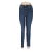 Topshop Jeggings - High Rise: Blue Bottoms - Women's Size 28