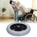 Wheelchair Front Wheel Wheelchair Wheel Replacement Walker Wheel Wheelchair Caster Wheel Walker Tire Wheelchair Front Wheel 10in Walker Caster Tire Flat Free Accessory 12mm 10x2