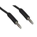 CableWholesale 3.5mm Stereo Male / 3.5mm Stereo Male TRRS Mic Cable 12 ft